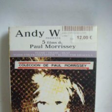 Vídeos y DVD Musicales: D.V.D ANDY WARHOL 5 DISCOS DE PAUL MORRISSEY-CAJ-Nº-4