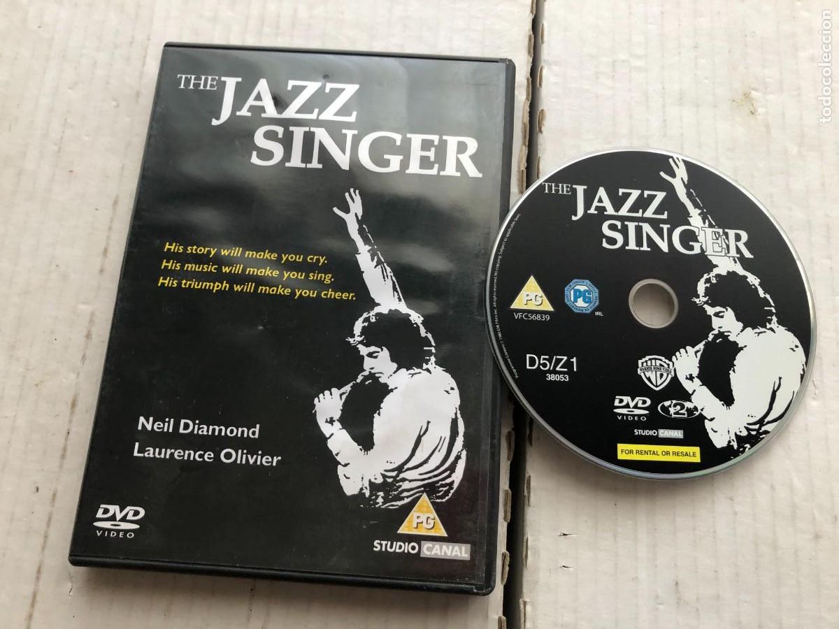 Music Videos and DVDs: THE JAZZ SINGER - NEL DIAMOND LAURENCE OLIVIER - DVD MUSICAL KREATEN