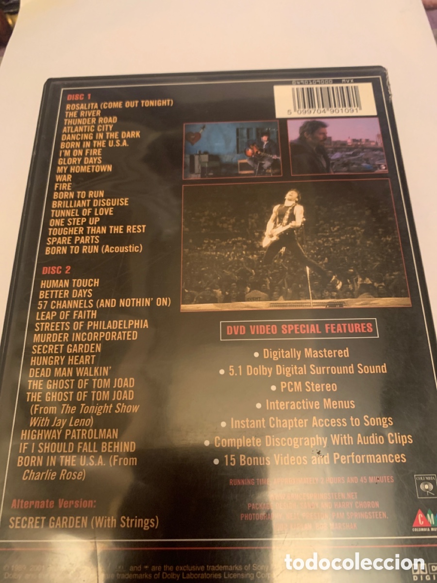 V&iacute;deos y DVD musicales: Bruce springsteen video anthology - Foto 2