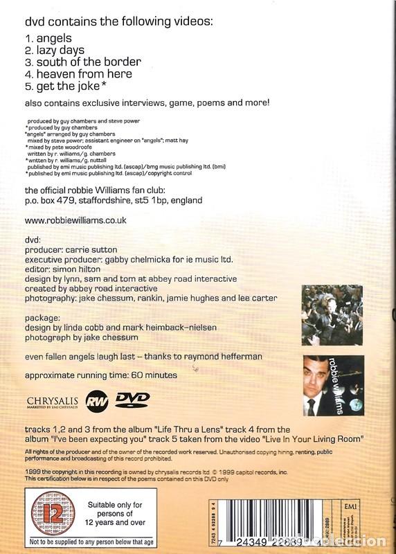 V&iacute;deos y DVD musicales: ROBBIE WILLIAMS &uml;ANGELS&uml; - Foto 2