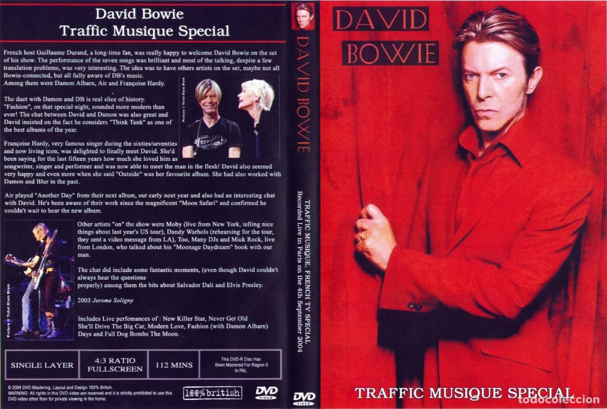 V&iacute;deos y DVD musicales: DAVID BOWIE. TRAFFIC MUSIQUE SPECIAL. DVD.