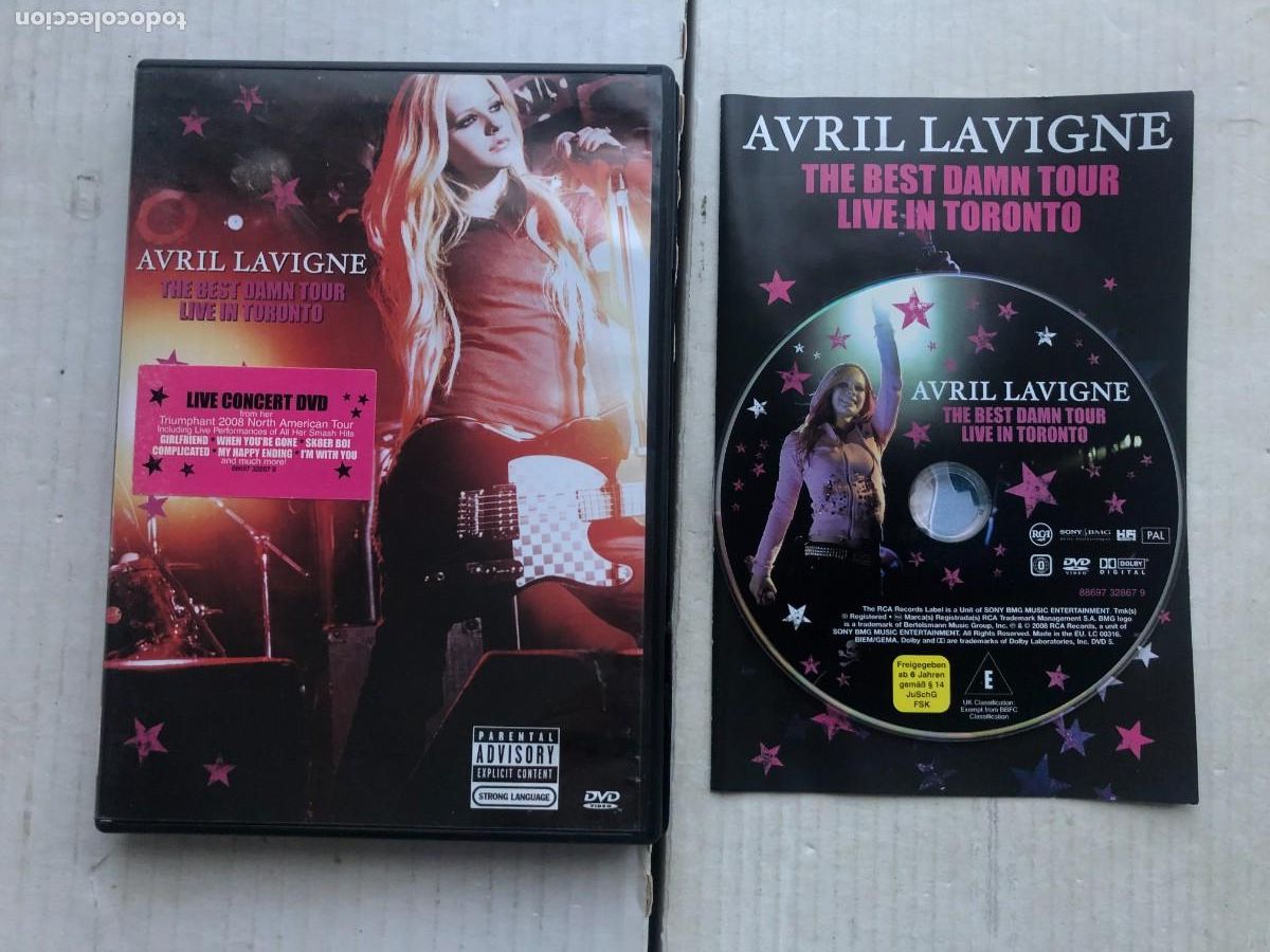 V&iacute;deos y DVD Musicales: AVRIL LAVIGNE THE BEST DAMN TOUR LIVE IN TORONTO DVD MUSICAL KREATEN