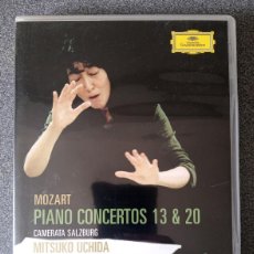 Vídeos y DVD Musicales: DVD MOZART PIANO CONCERTOS CAMERATA SALZBURG MITSUKO UCHIDA