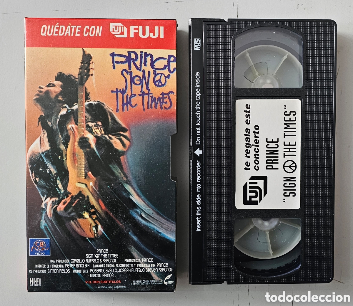 Musikvideos und DVDs: VHS - PRINCE Sing O The Times (1989) FUJI Promocional RAREZA