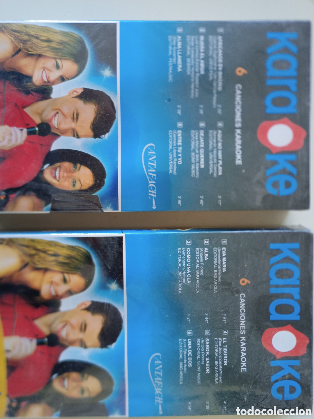 Musikvideos und DVDs: 2 cintas VHS con 6 canciones de Karaoke cada una