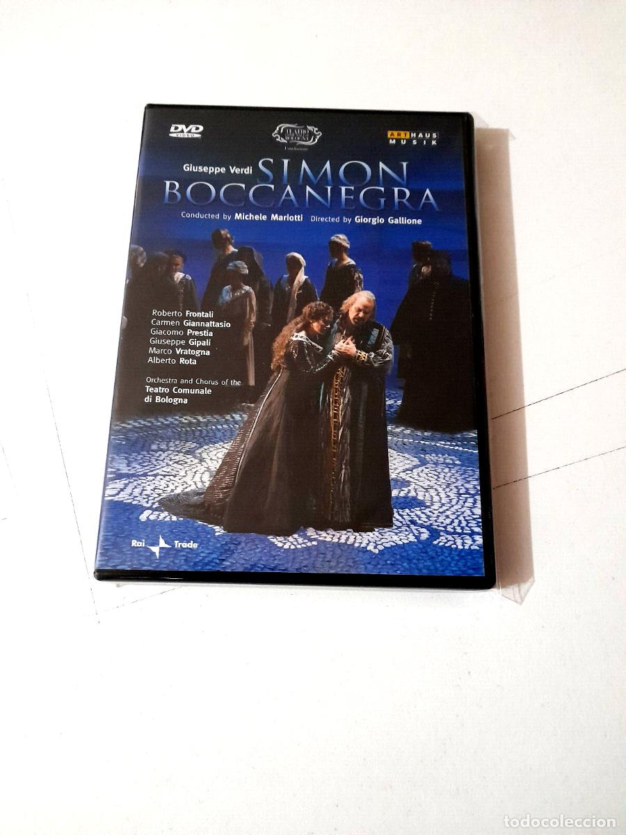 V&iacute;deos y DVD Musicales: DVD &rdquo;VERDI SIMON BOCCANEGRA&rdquo; COMO NUEVO MICHELE MARIOTTI ROBERTO FRONTALI CARMEN