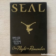 Vídeos y DVD Musicales: CD + DVD SEAL- ONE NIGHT TO REMEMBER - CONCIERTO MUSICA MAKING OF