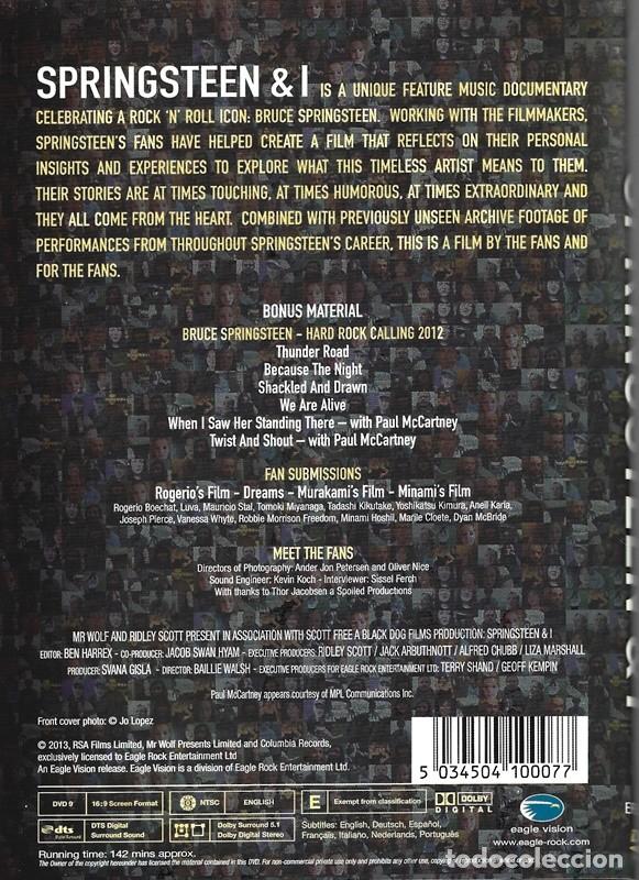 V&iacute;deos y DVD musicales: SPRINGSTEEN & I - Foto 2