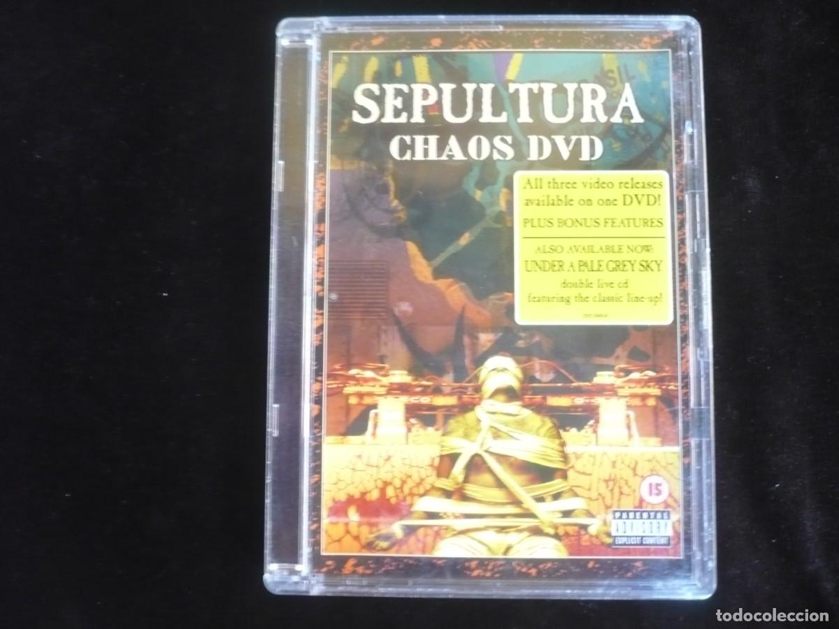 V&iacute;deos e DVD Musicais: sepultura chaos dvd - dvd como nuevo