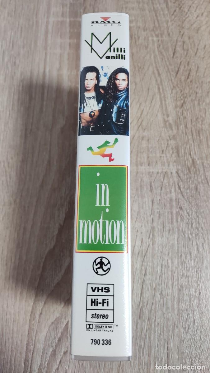 V&iacute;deos y DVD musicales: VHS - MILLI VANILLI - IN MOTION - POP - Foto 2