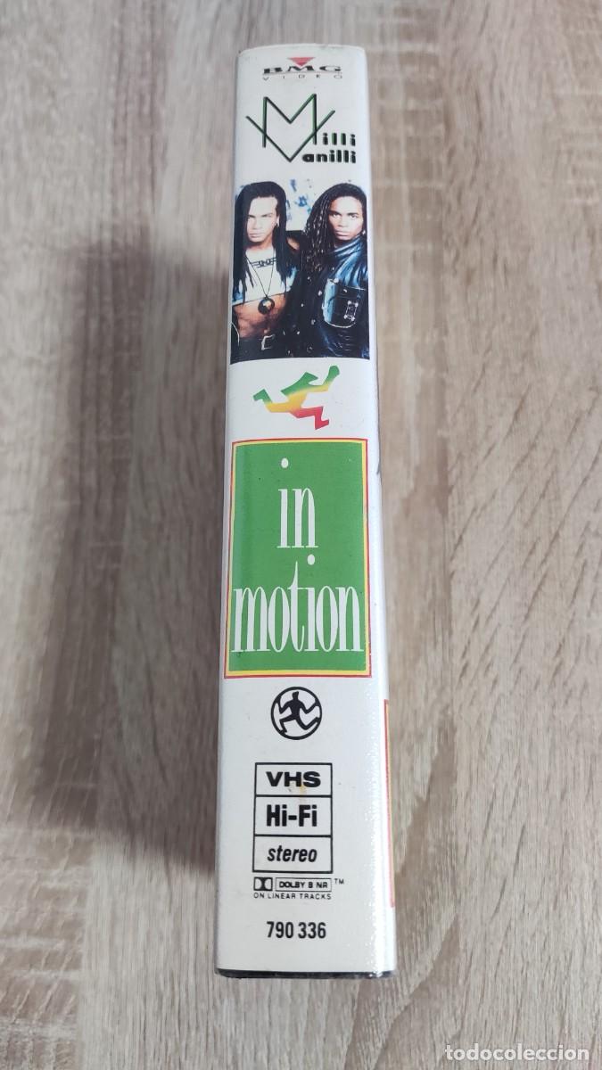 V&iacute;deos y DVD musicales: VHS - MILLI VANILLI - IN MOTION - POP - Foto 2