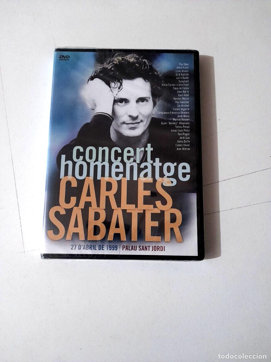Video e DVD Musicali: DVD &rdquo;CONCERT HOMENATGE CARLES SABATER&rdquo; PRECINTADO SEALED SANGTRAIT PEP SALA ADRI