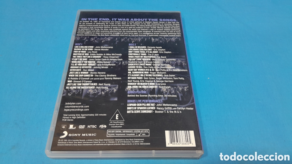 V&iacute;deos y DVD musicales: BOB DYLAN - THE 30 ANIVERSARY - Foto 2