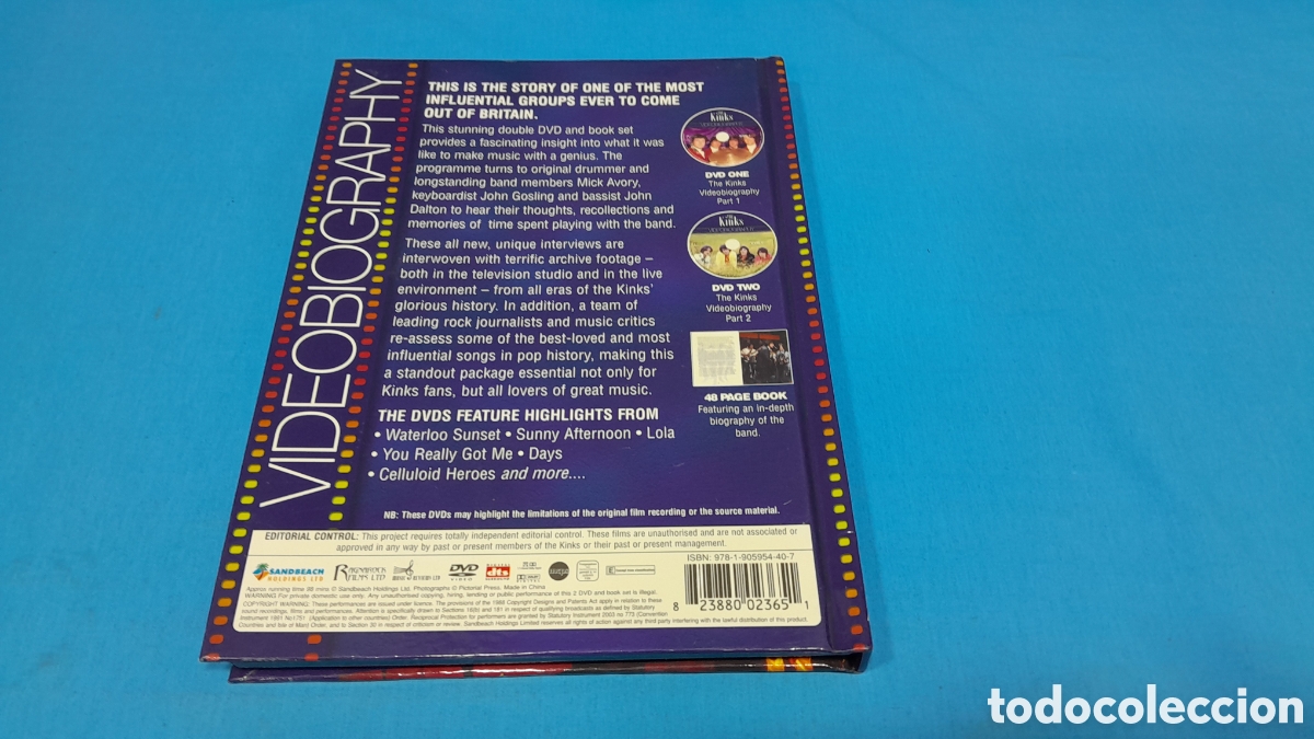 V&iacute;deos y DVD musicales: THE KINKS - VIDEOBIOGRAPHY - Foto 2