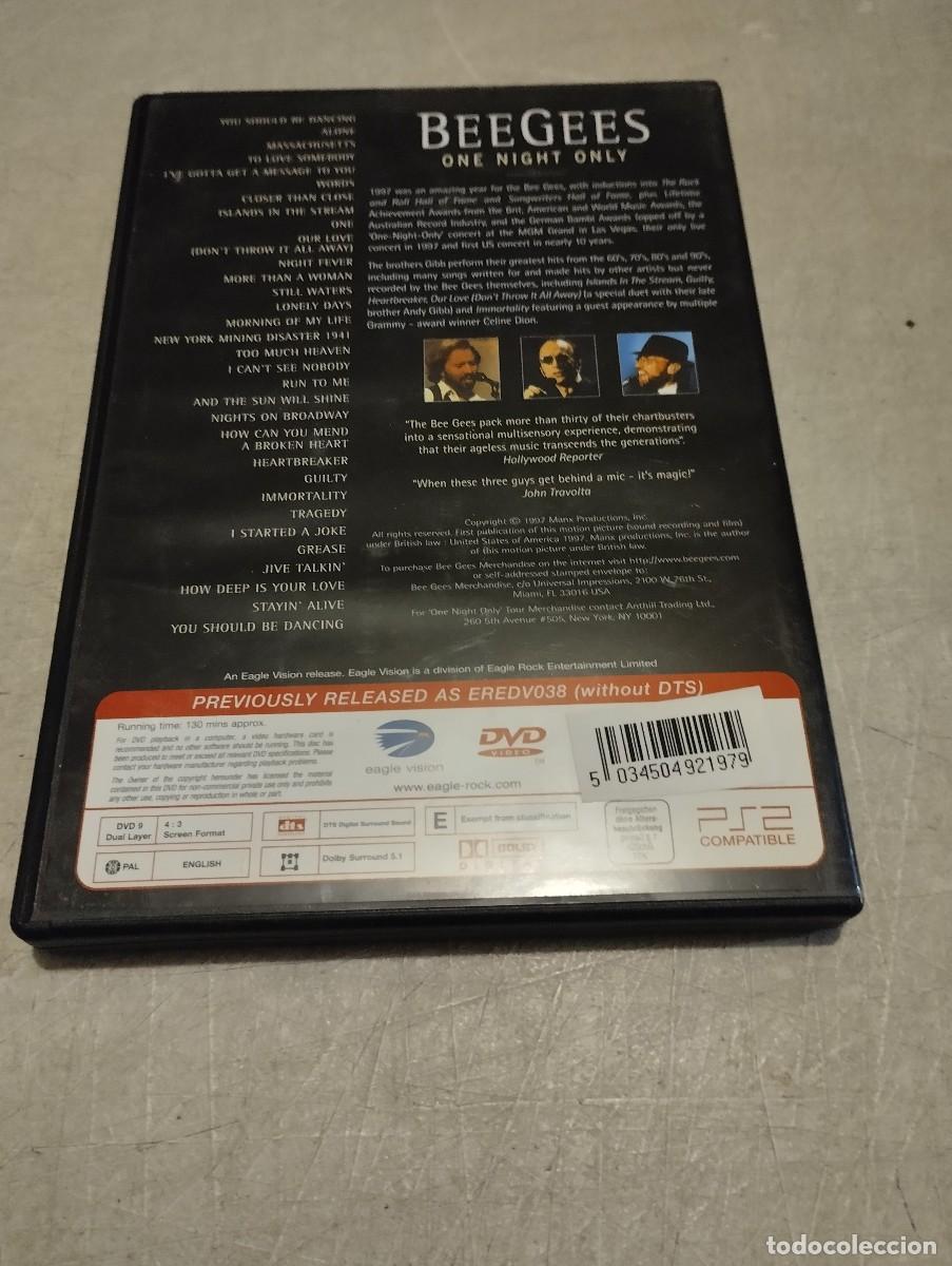 V&iacute;deos y DVD musicales: Bee Gees One Night Only DVD - Foto 2