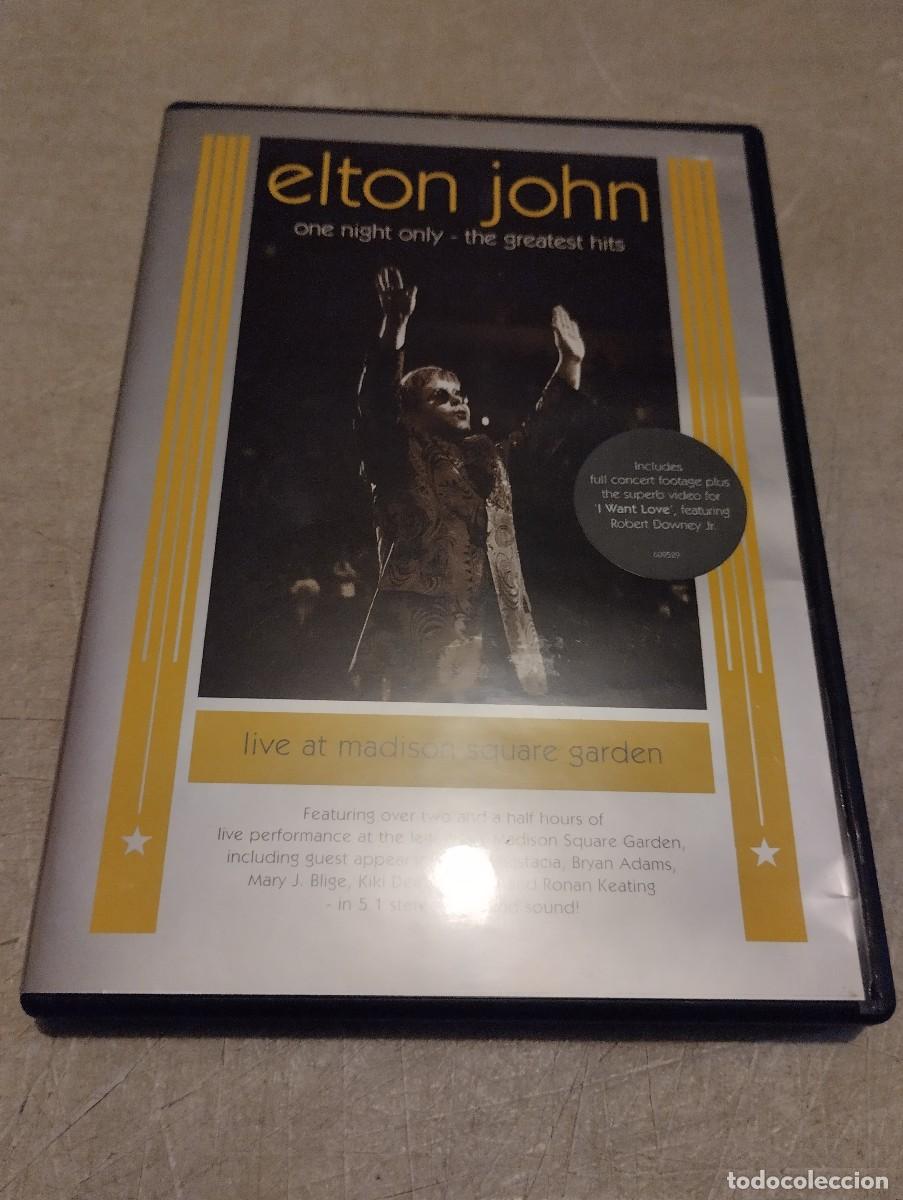 V&iacute;deos y DVD musicales: Elton John One Night Only DVD - Foto 1
