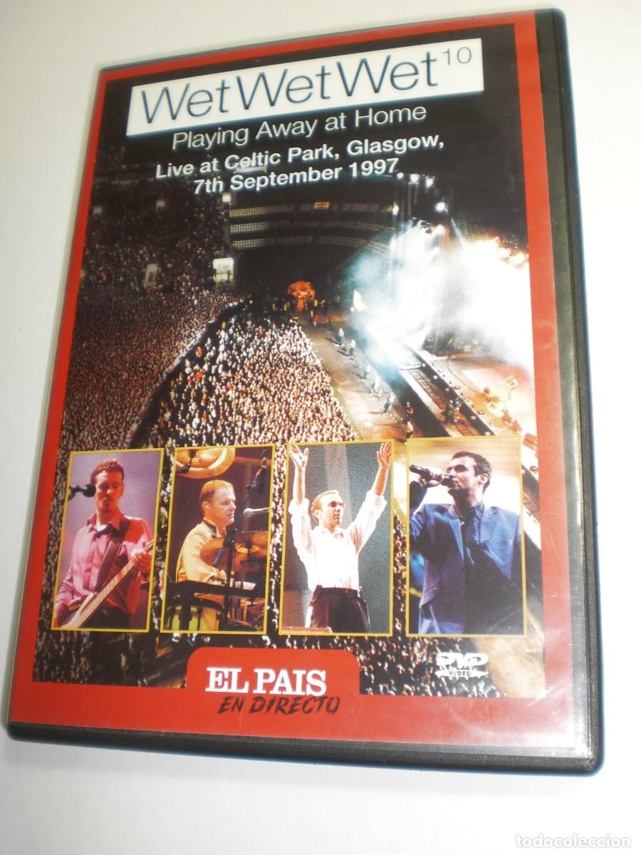 V&iacute;deos y DVD Musicales: dvd wet wet wet. playing away at home. glasgow 1997. 90 min (buen estado)