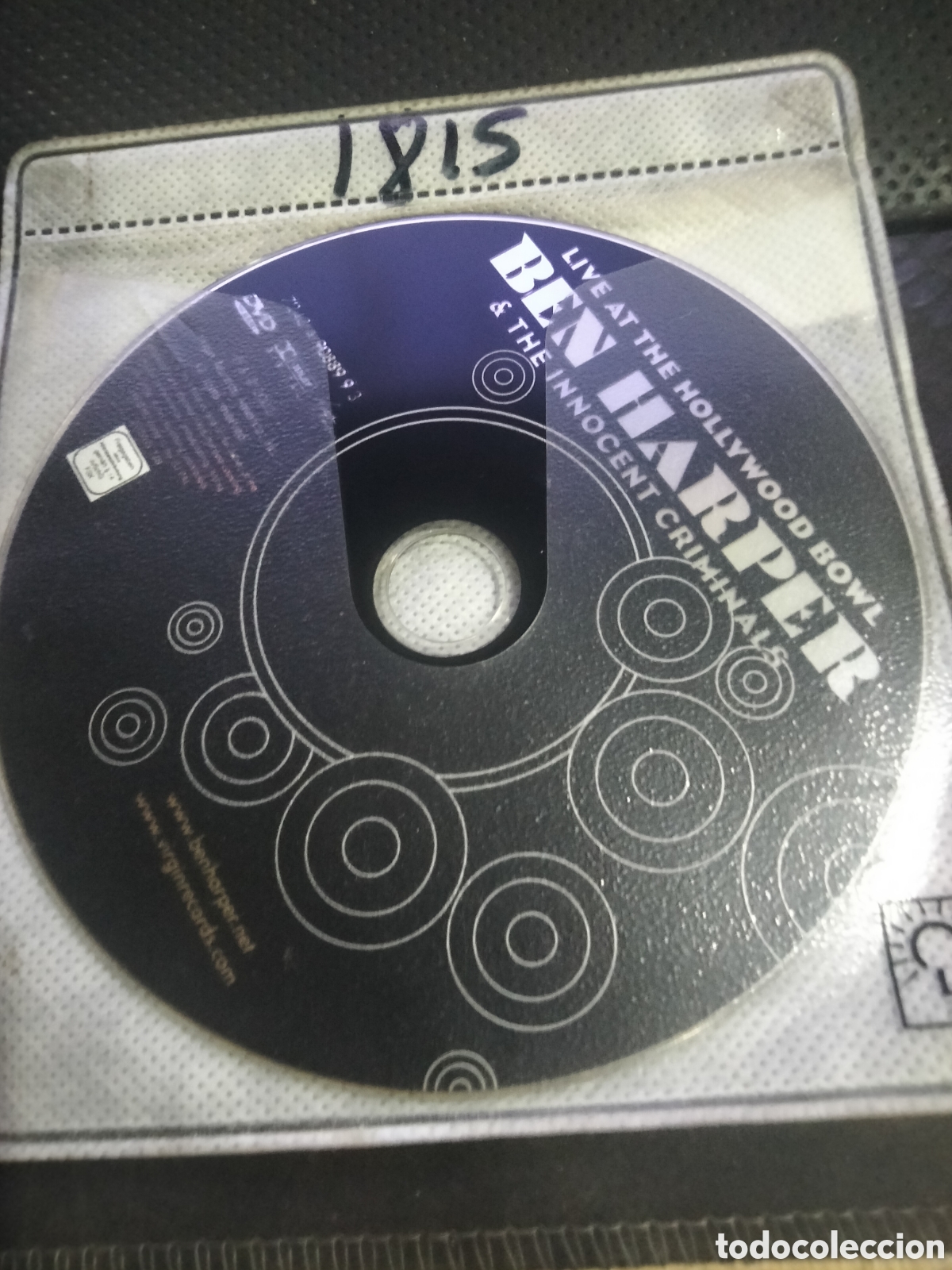 V&iacute;deos y DVD Musicales: Dvd ben Harper live ar the Holly -1815 (disco solo)