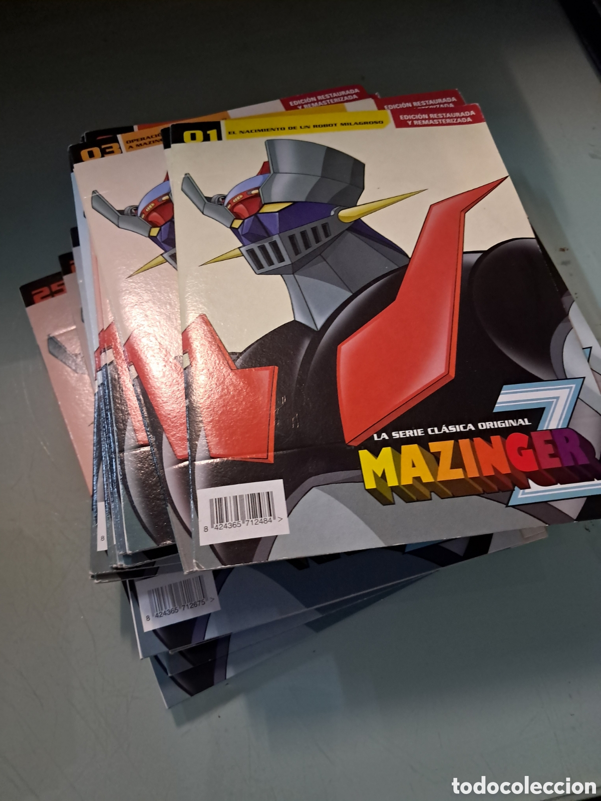 V&iacute;deos y DVD Musicales: Mazinger Z,DVD, 1 al 25, falta 18 y 19