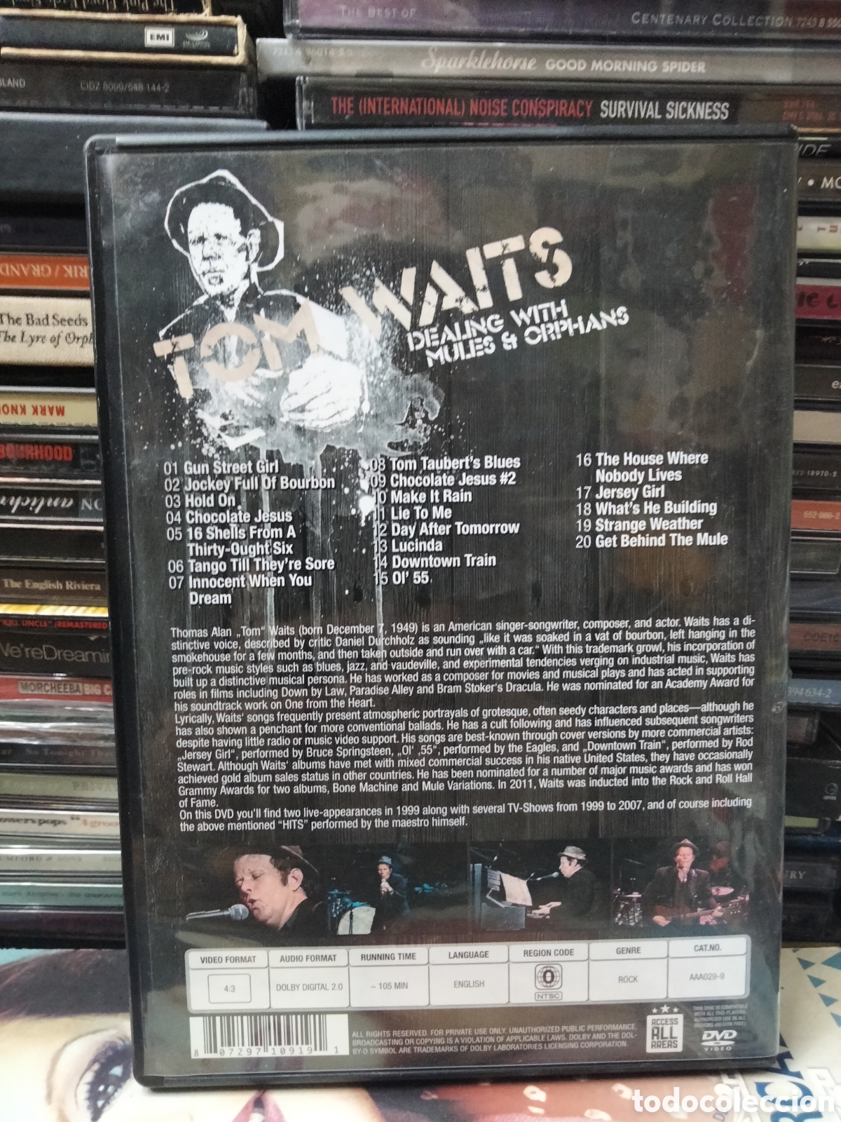 V&iacute;deos y DVD musicales: Tom waits dealing with mules & orphans - Foto 2