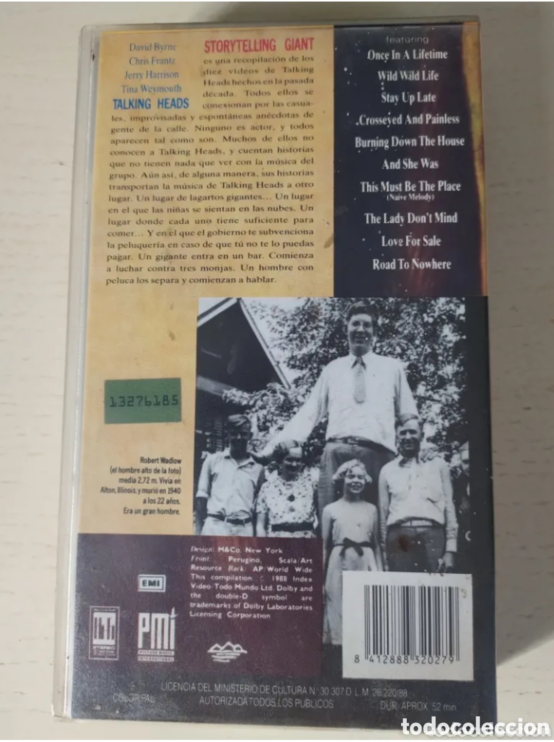 V&iacute;deos y DVD musicales: VHS Talking Heads 88 - Foto 2