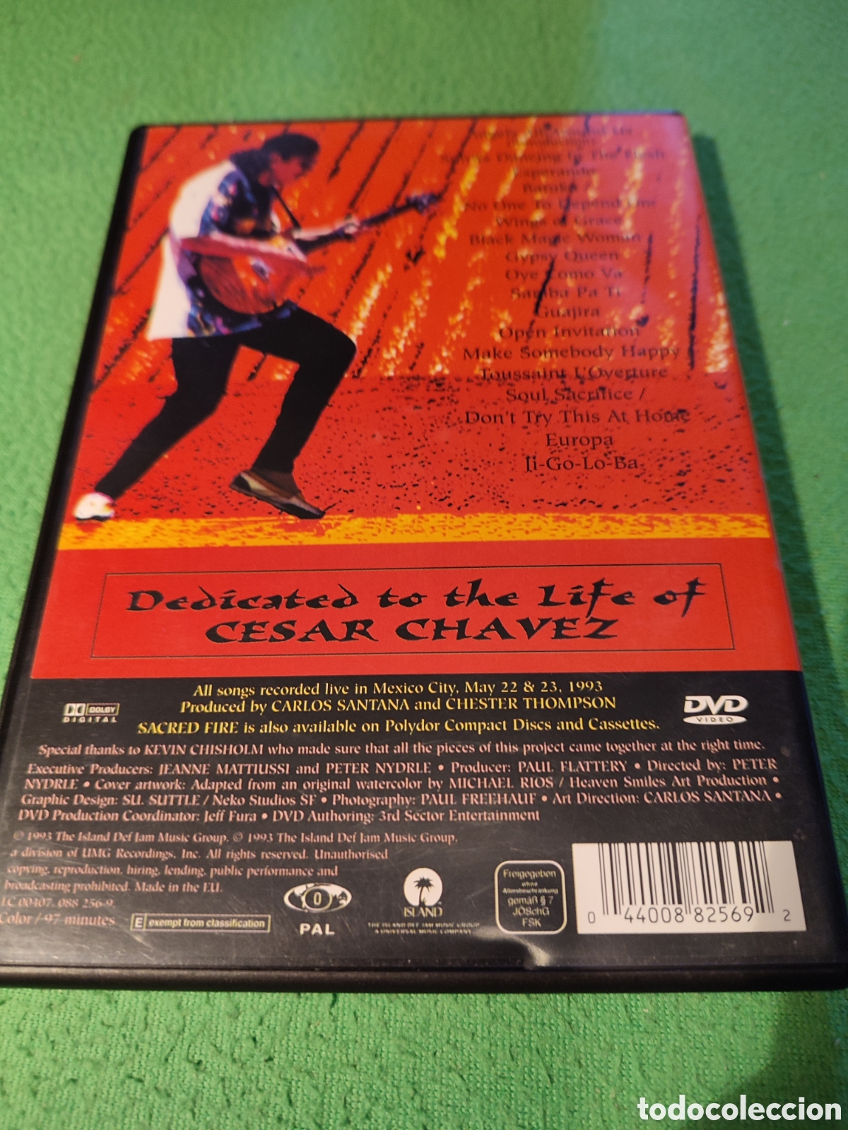 V&iacute;deos y DVD musicales: Santana - Sacred Fire - Foto 3