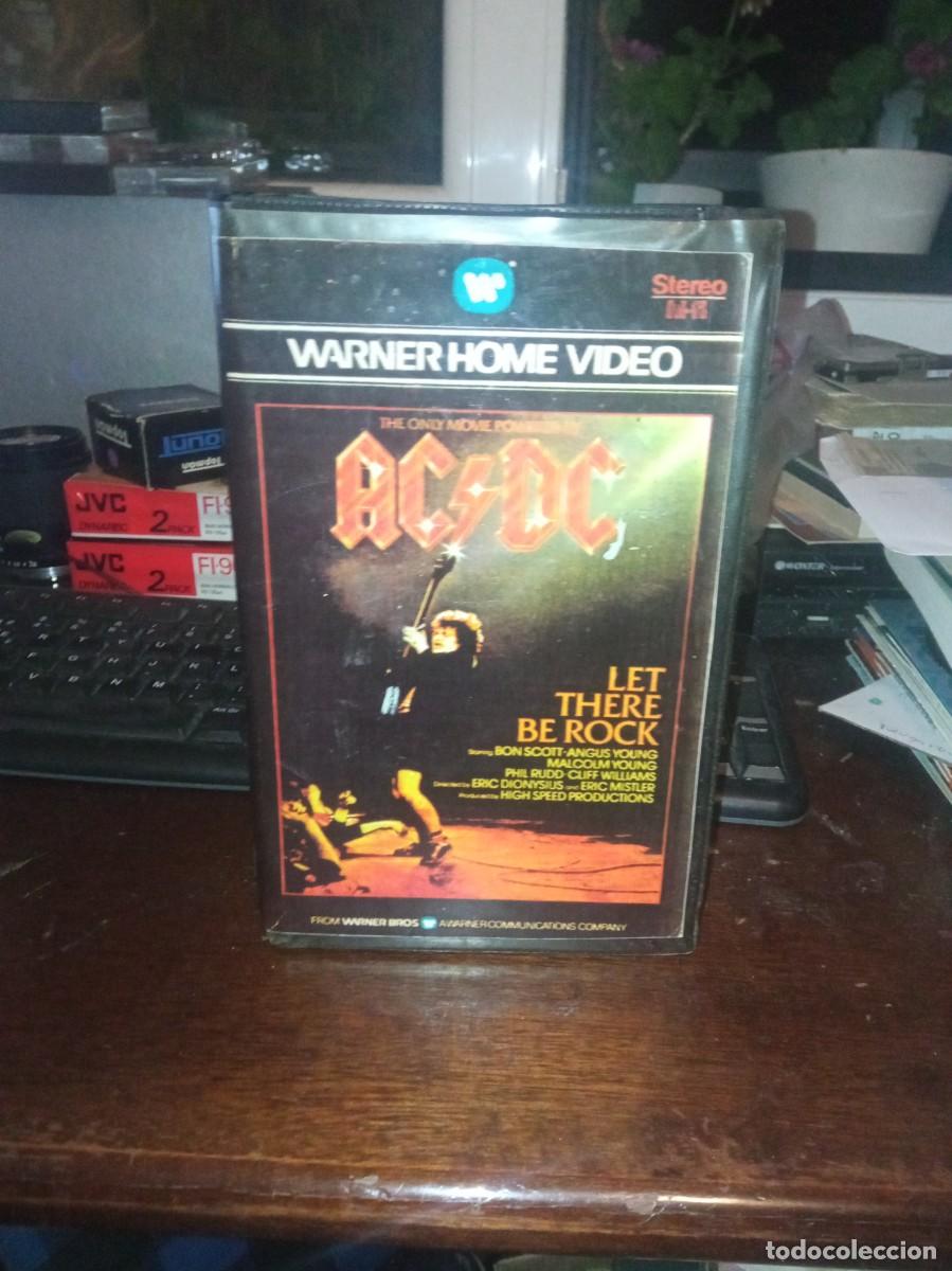 V&iacute;deos y DVD musicales: Ac DC let there be rock VHS - Foto 1