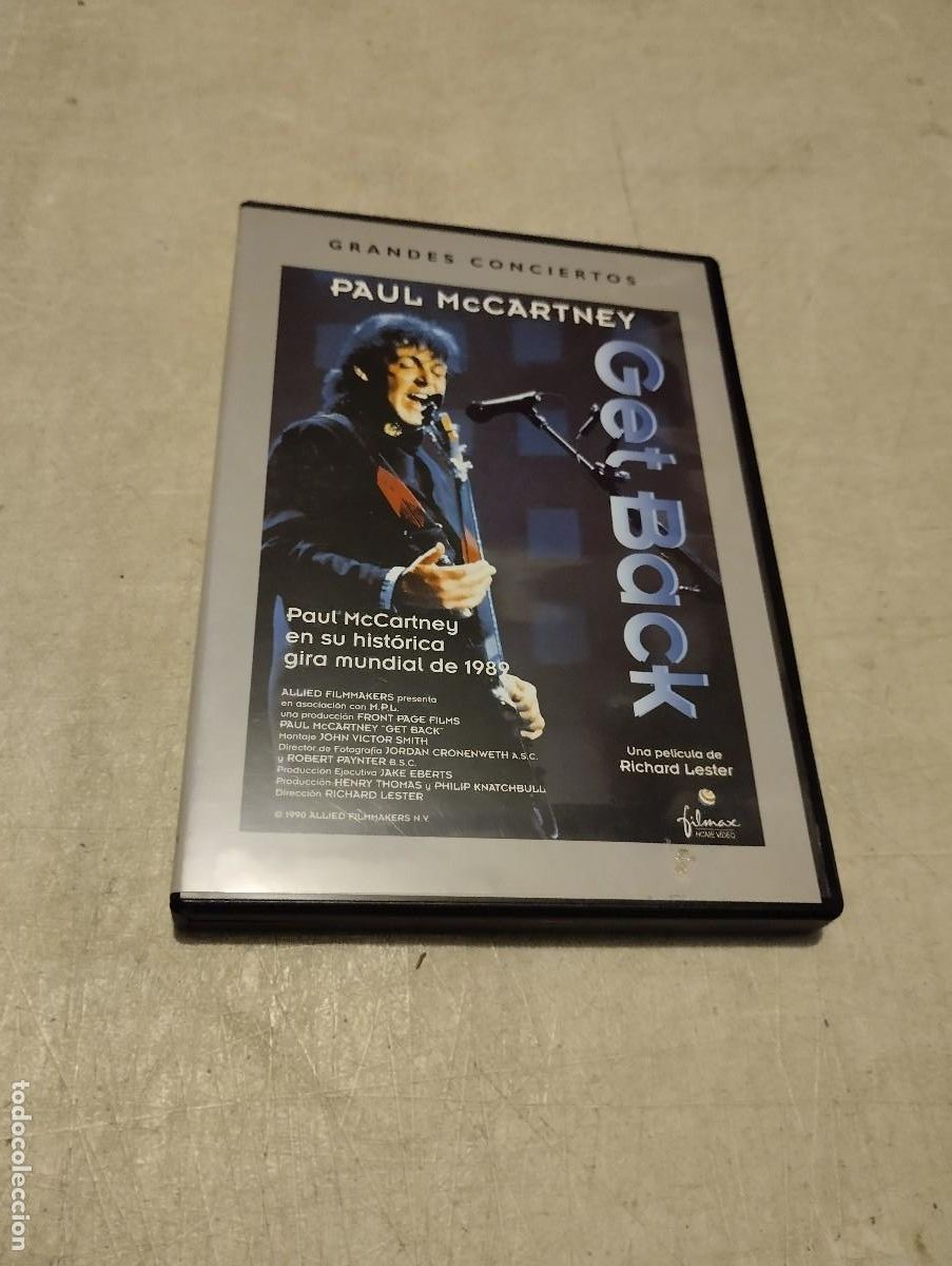 V&iacute;deos y DVD musicales: Paul McCartney Get Back DVD - Foto 1