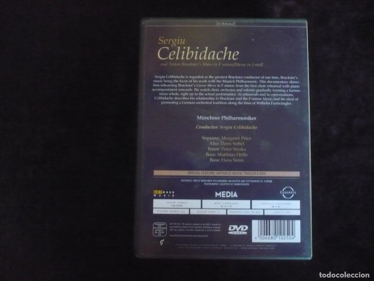 V&iacute;deos y DVD musicales: sergiu celibidache - dvd + librito como nuevo - Foto 2