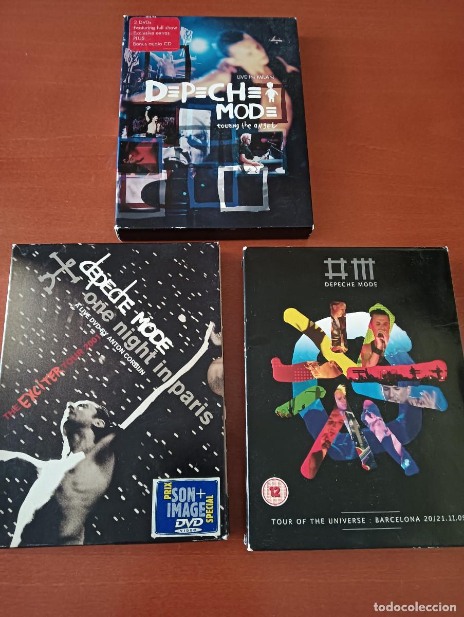 V&iacute;deos y DVD musicales: DEPECHE MODE ~ Lote 3 DVDS LIVE - Foto 1