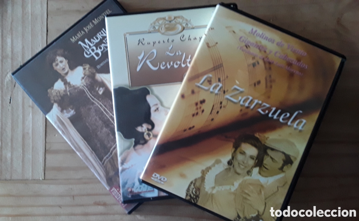 Musikvideos und DVDs: 3 DVD,S DE ZARZUELA ESPA&Ntilde;OLA