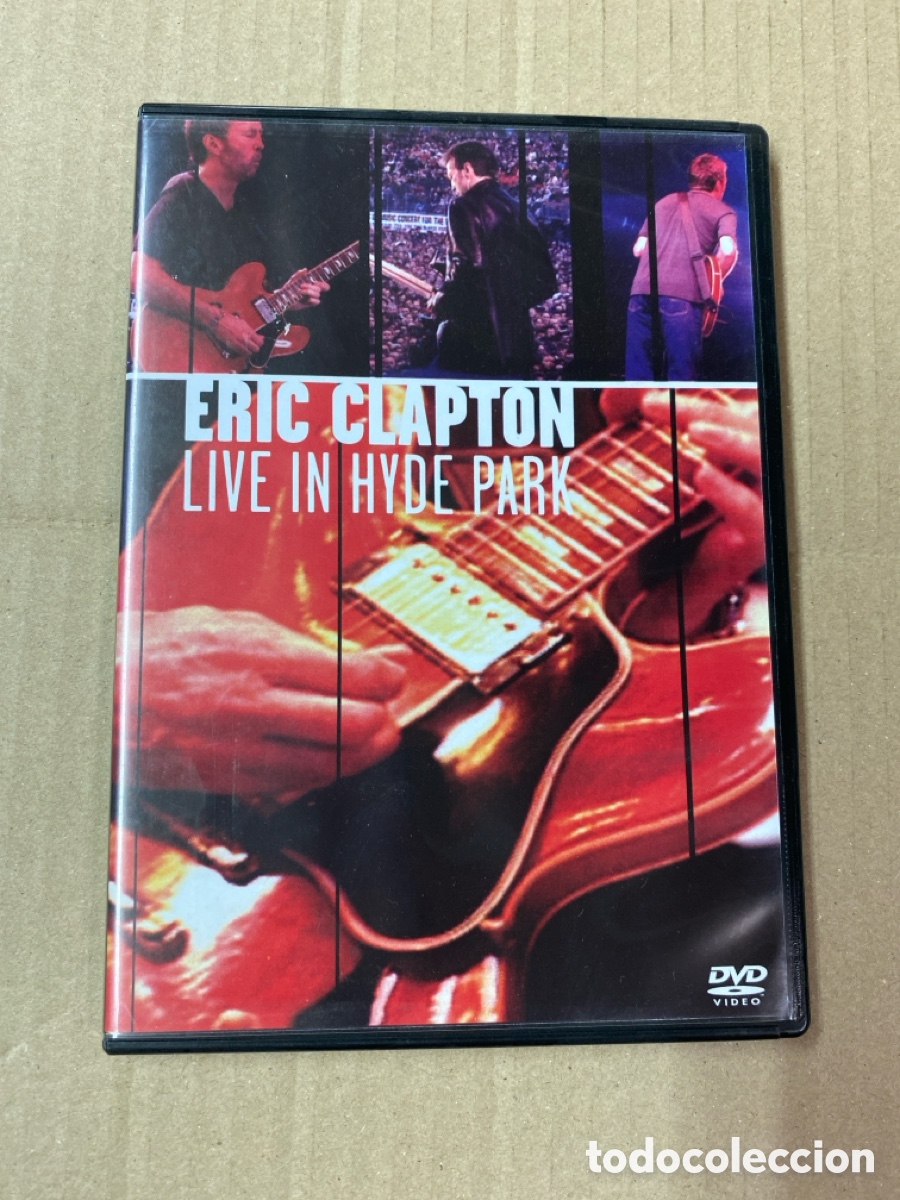 V&iacute;deos y DVD musicales: DVD ERIC CLAPTON. LIVE IN HYDE PARK. - Foto 1