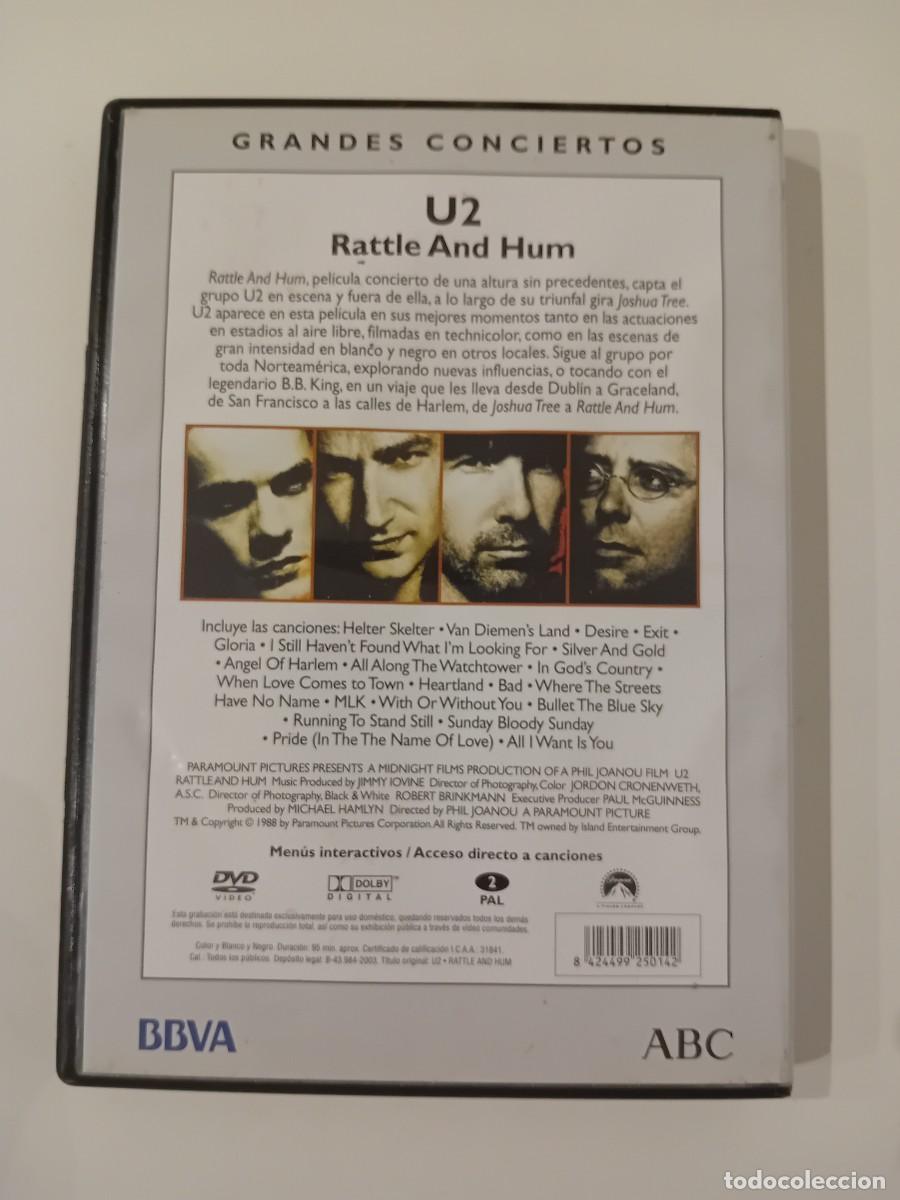 V&iacute;deos y DVD musicales: U2 RATTLE AND HUM. DVD. - Foto 2