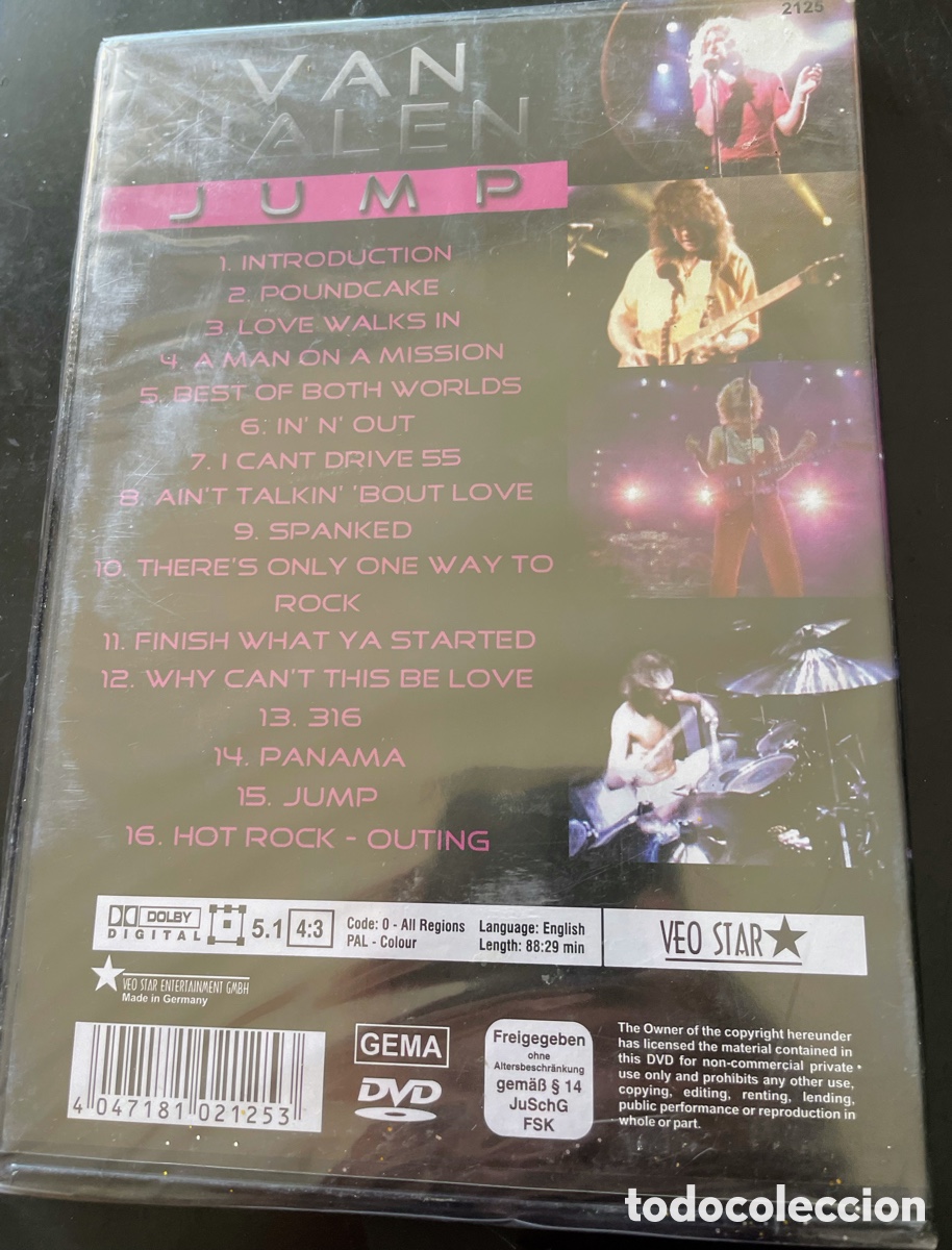 V&iacute;deos y DVD musicales: Van Halen Jomp precintado - Foto 2