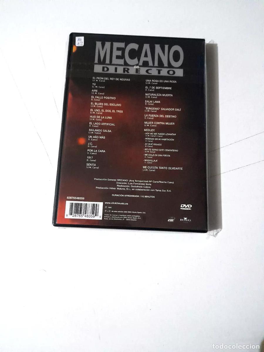 V&iacute;deos y DVD musicales: MECANO &rdquo;EN DIRECTO&rdquo; DVD - Foto 2