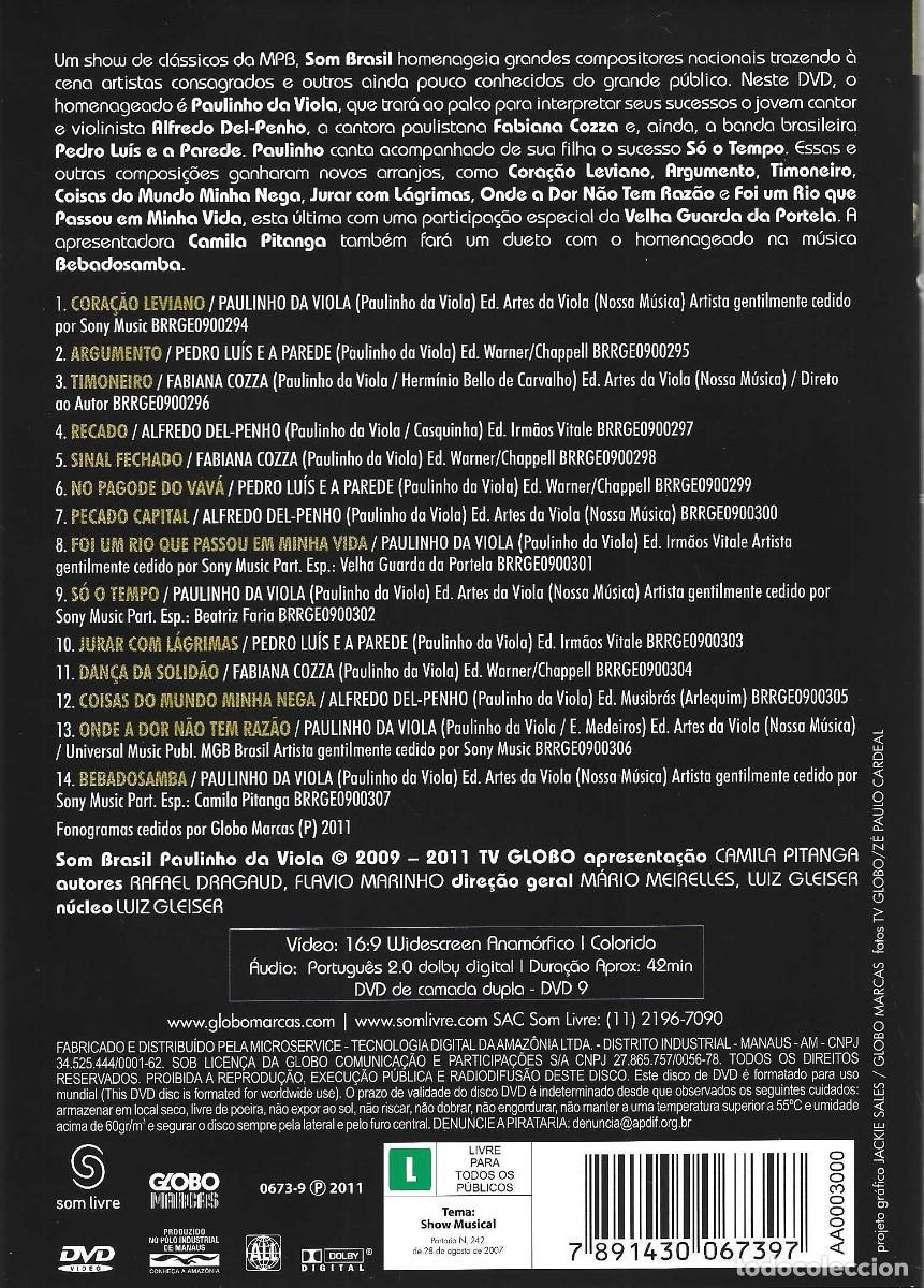 V&iacute;deos y DVD musicales: HOMENAGEM A PAULINHO DA VIOLA - Foto 2