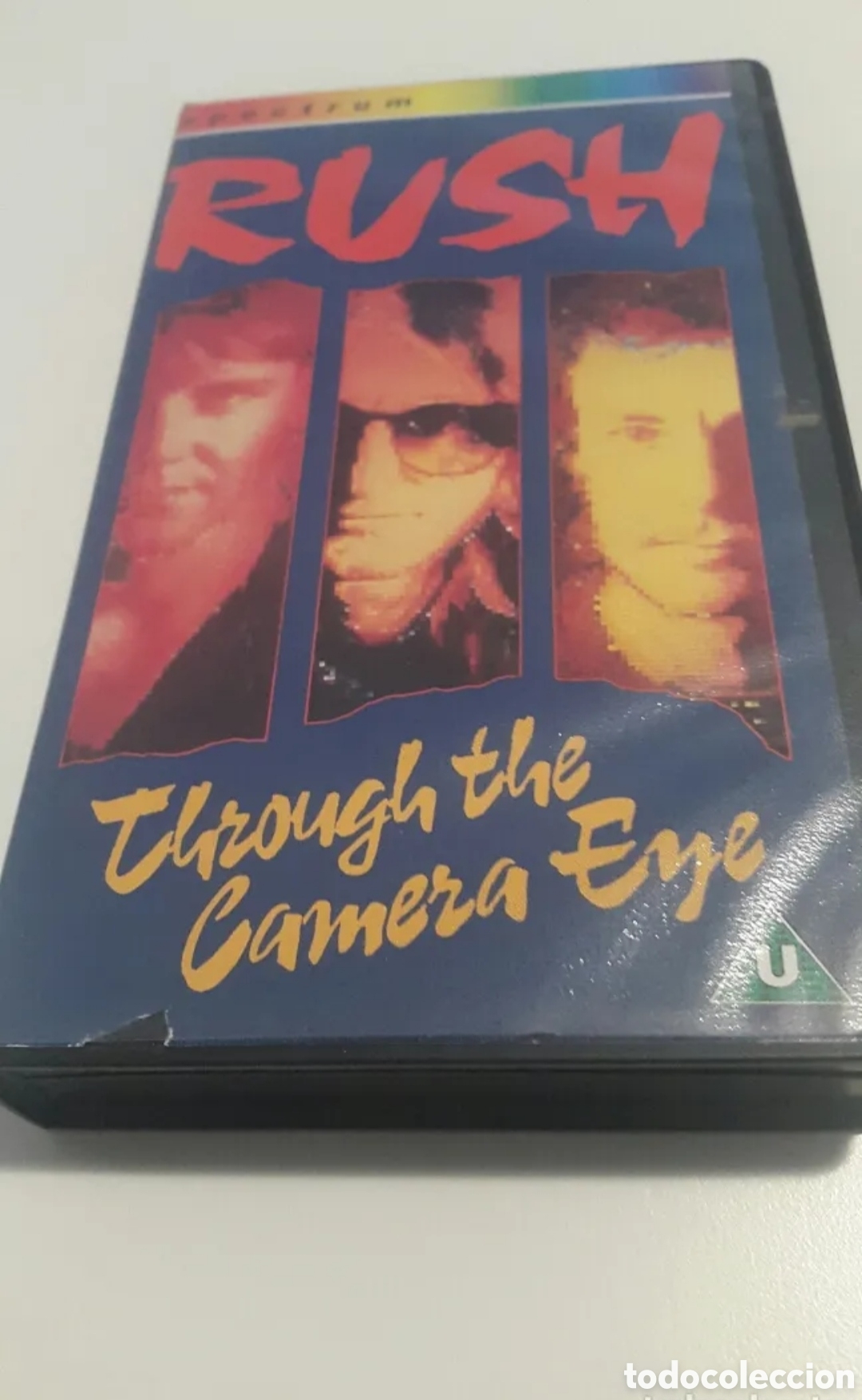 V&iacute;deos y DVD musicales: VHS. RUSH. THROUGH THE CAMERA EYE. - Foto 1
