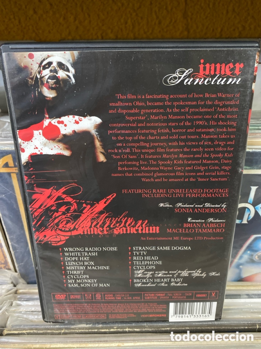 V&iacute;deos y DVD musicales: Marilyn Manson - Inner Sanctuary - Foto 2