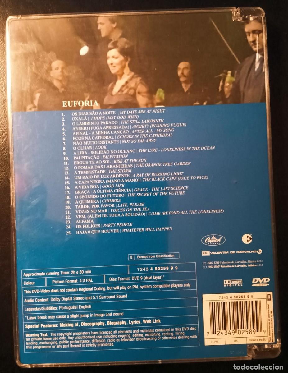 V&iacute;deos y DVD musicales: MADREDEUS - EUFORIA (DVD) - Foto 2