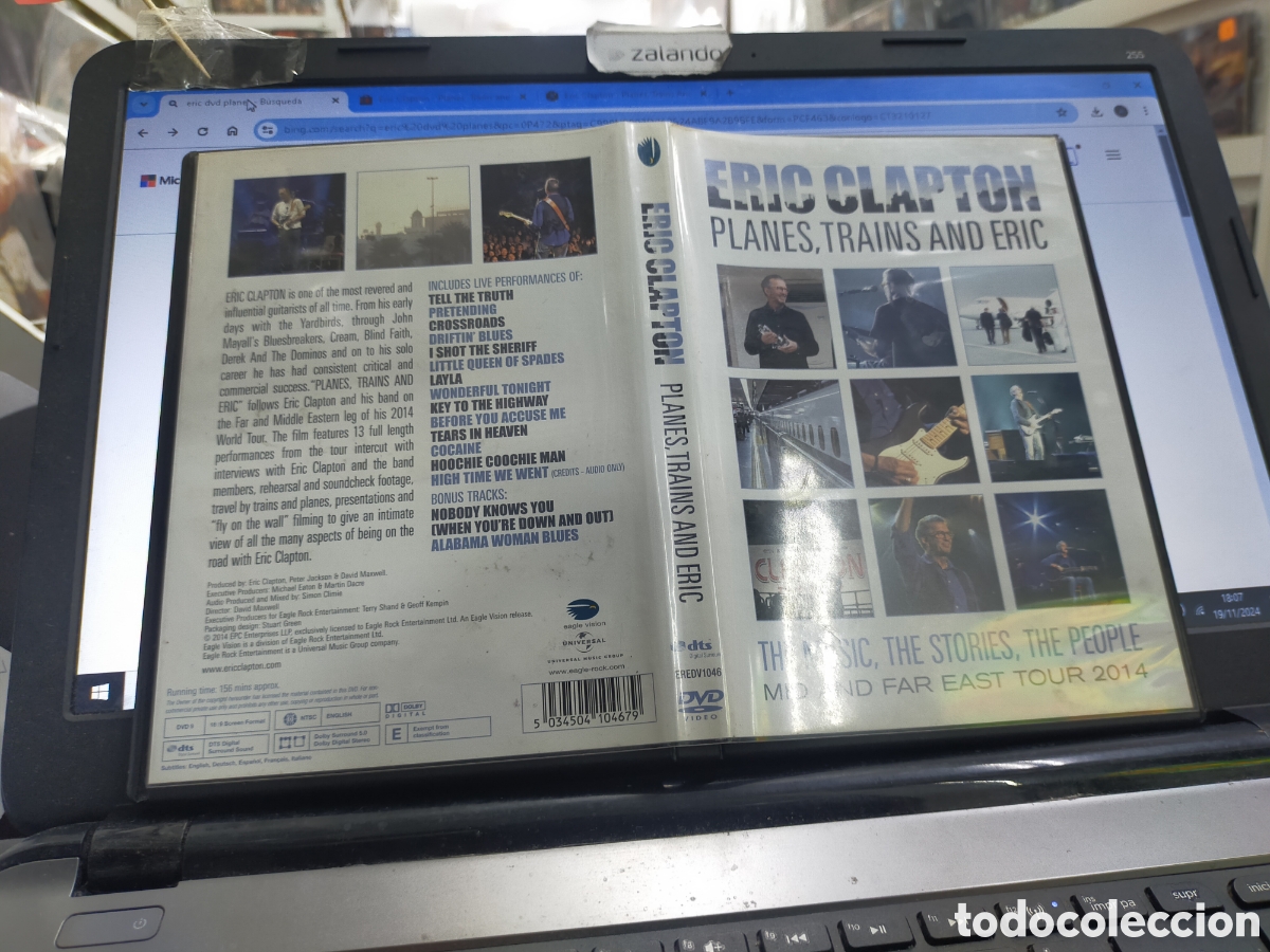 V&iacute;deos y DVD musicales: Eric clapton dvd planes,trains and Eric 2014 - Foto 1