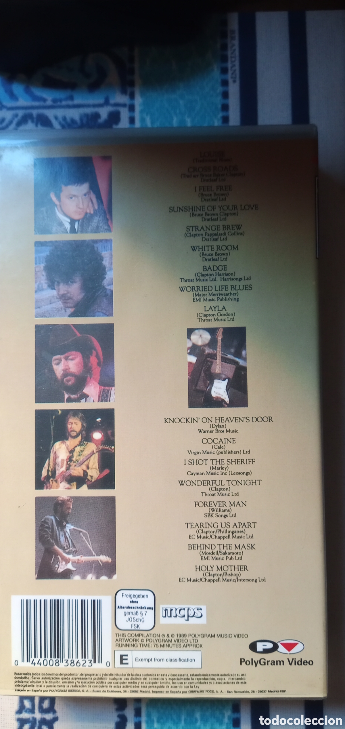 V&iacute;deos y DVD musicales: VHS Eric Clapton Cinta - Foto 2