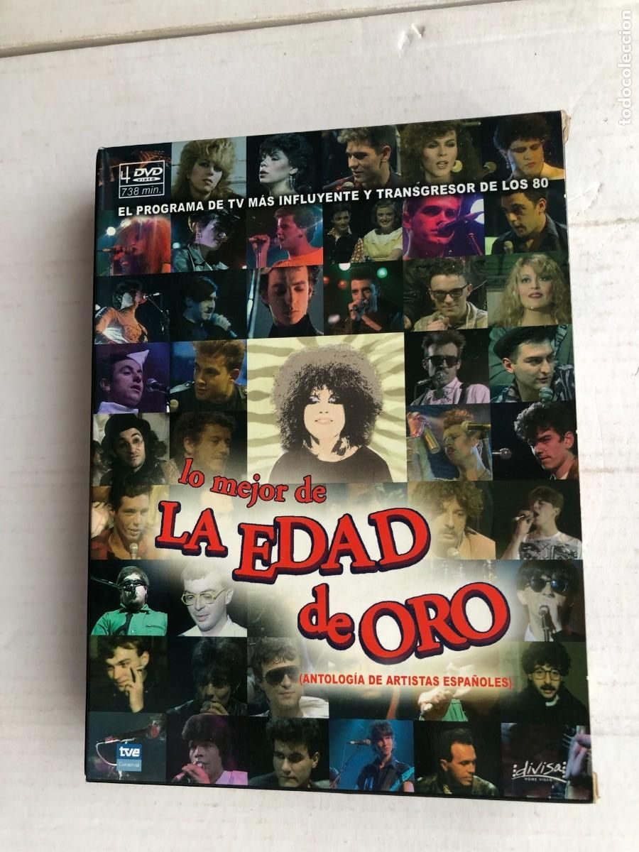 V&iacute;deos y DVD Musicales: LO MEJOR DE LA EDAD DE ORO- 4 DVDS DVD MUSICAL KREATEN del pop espa&ntilde;ol