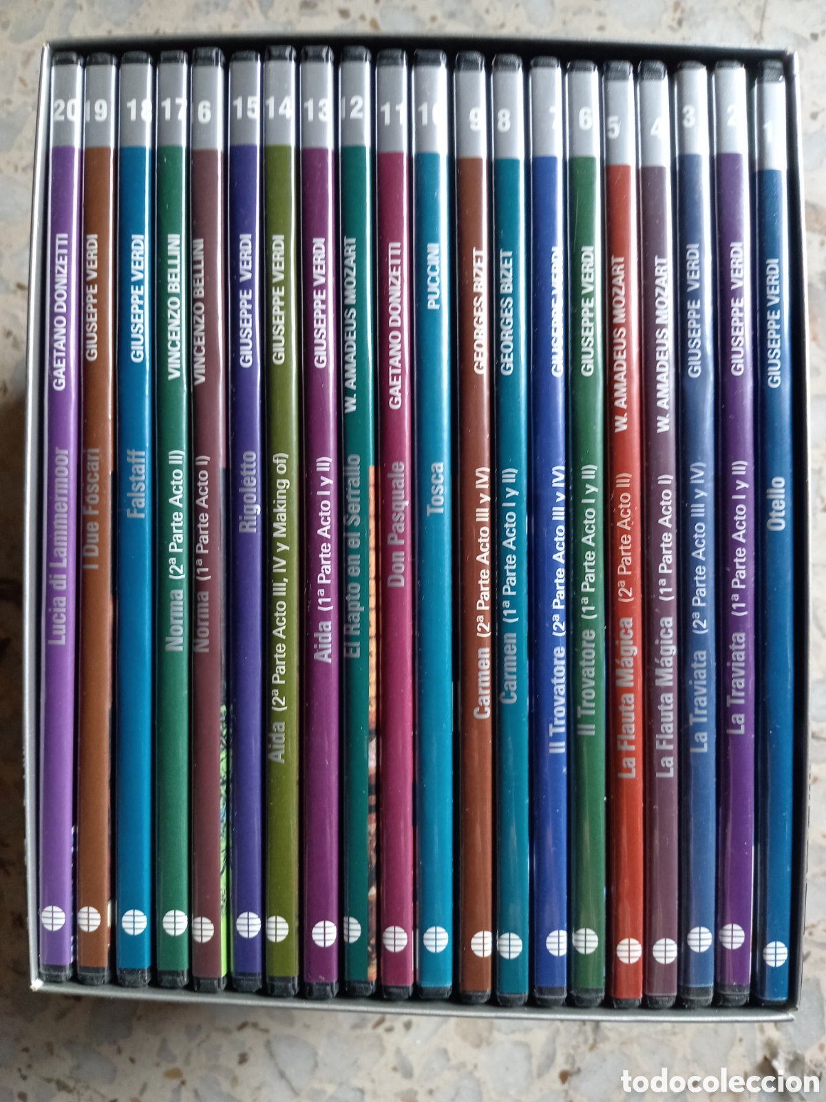 V&iacute;deos y DVD Musicales: CAJA 20 DVD LAS MEJORES OPERAS DE LA HISTORIA