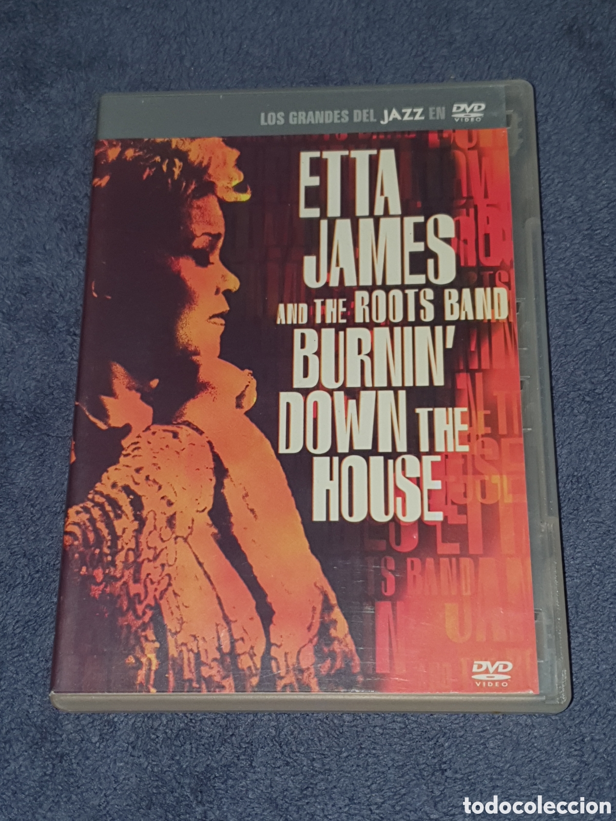 V&iacute;deos y DVD Musicales: 40-Dvd. Esta James - Burnin' Dow The House, 2&ordf; Mano, Muy Buen Estado.