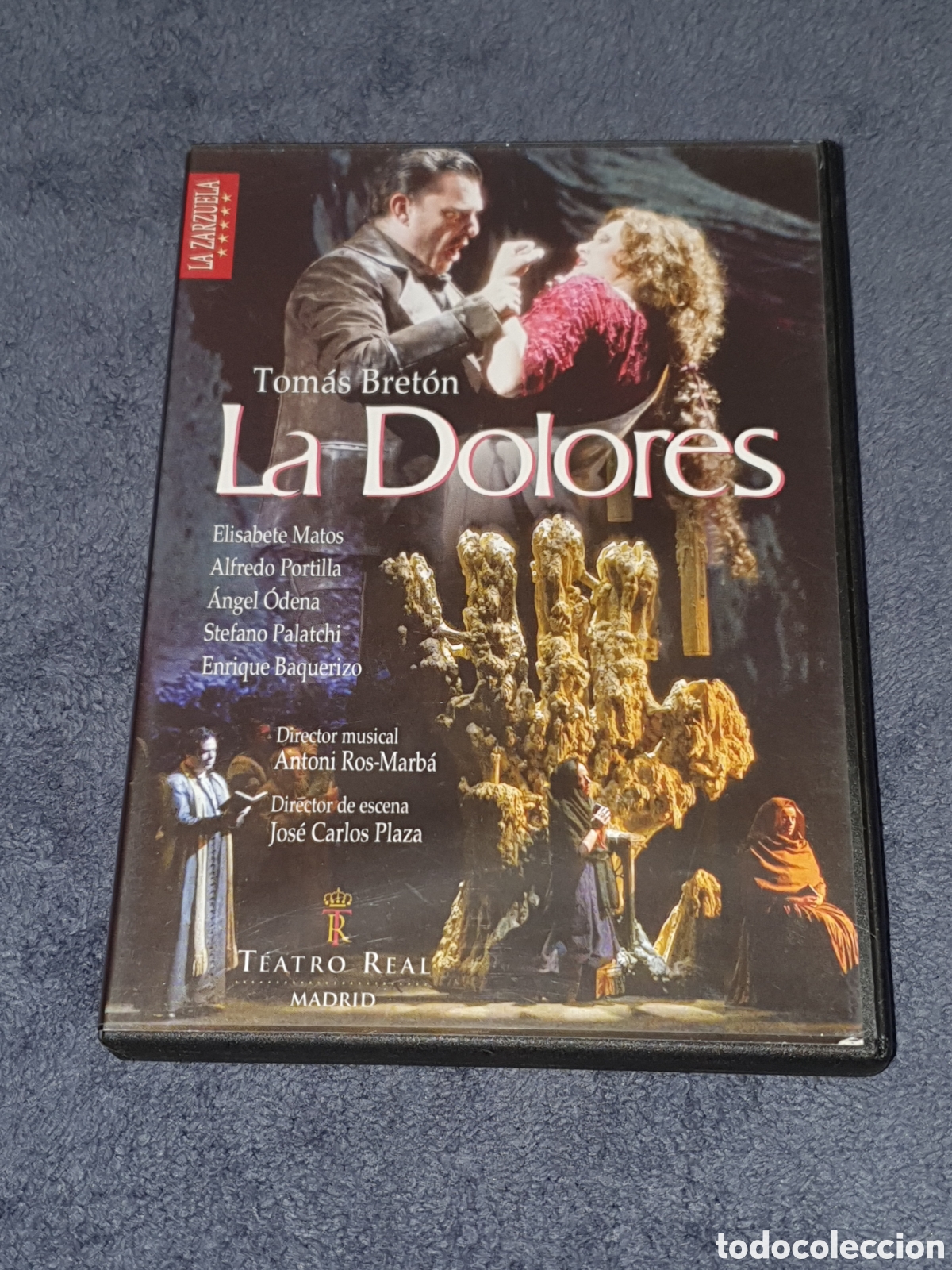 V&iacute;deos y DVD Musicales: 40-Dvd. La Zarzuela- La Dolores - Teatro Real Madrid - Edici&oacute;n De 2 Discos, 2&ordf; Mano, Muy Buen Estado