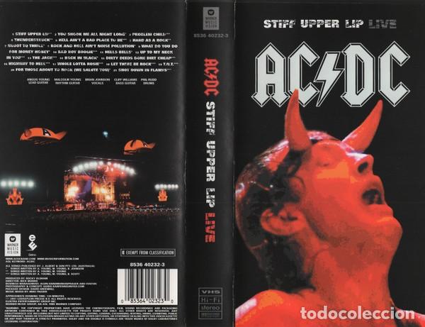 V&iacute;deos y DVD musicales: AC/DC &lrm;&ndash; Stiff Upper Lip Live - VHS - Foto 1