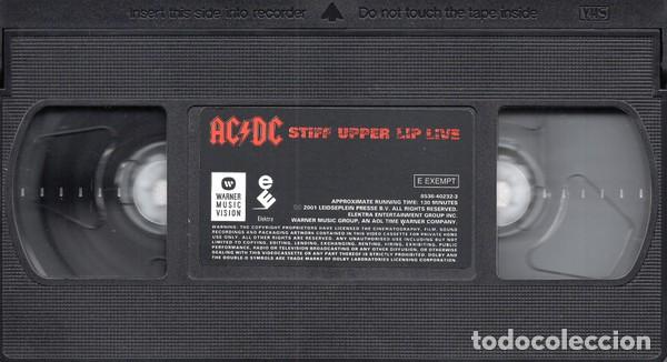 V&iacute;deos y DVD musicales: AC/DC &lrm;&ndash; Stiff Upper Lip Live - VHS - Foto 3