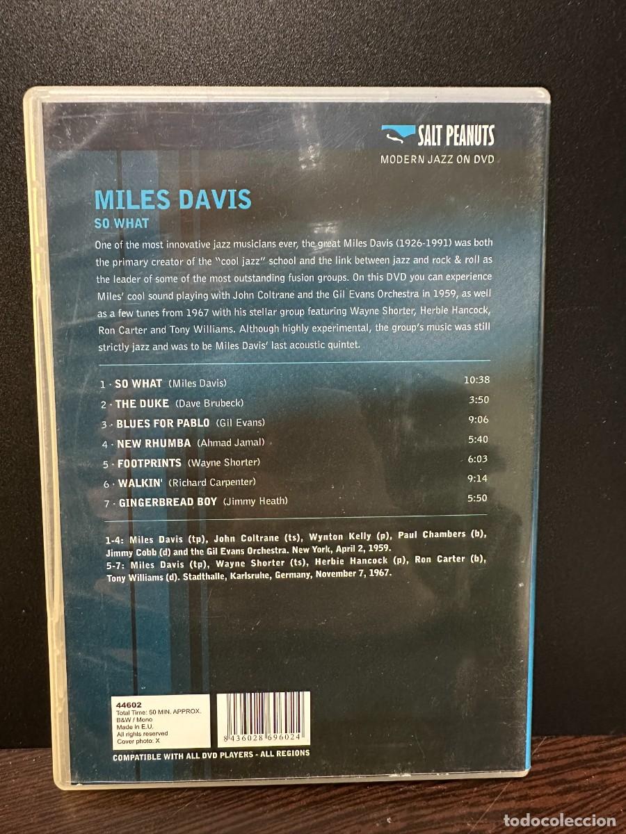 V&iacute;deos y DVD musicales: Miles Davis - So What (DVD) - Foto 2