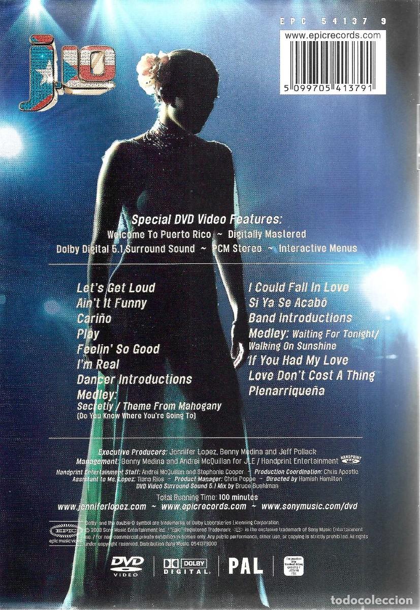 V&iacute;deos y DVD musicales: JENNIFER L&Oacute;PEZ &uml;LET&acute;S GET LOUD&uml; - Foto 2