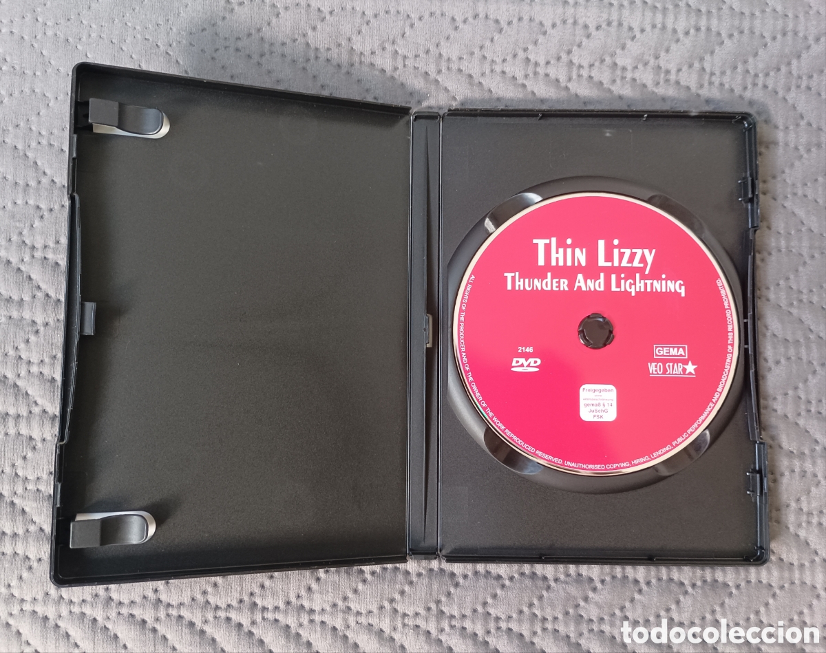 V&iacute;deos y DVD musicales: DVD THIN LIZZY &mdash; Thunder and Lighting. Ingl&eacute;s/English - Foto 3